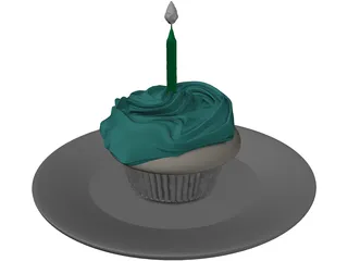 Cub Cake 3D Model preview