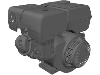 Honda GX240-270 Engine 3D Model preview