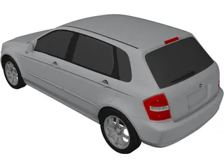 Kia Spectra (2007) 3D Model preview