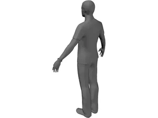 Generic Male 3D Model preview