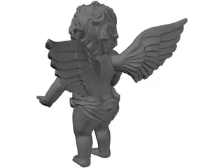 Figurine Angel 3D Model preview