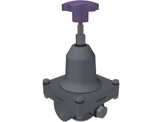 Pressure Reducing Valve 3D Model preview