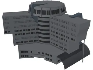 skyscraper 3D Model preview