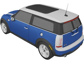 Mini Clubman (2008) 3D Model preview