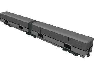Train 3D Model preview