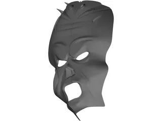 Alien Mask 3D Model preview