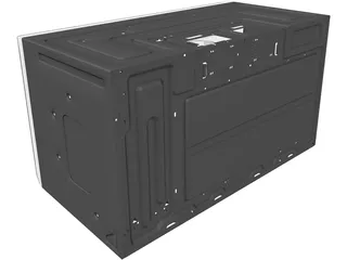 Microwave Oven 3D Model preview