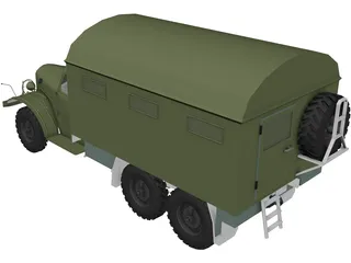 ZIL 157 3D Model preview
