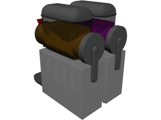 Sorbet Maker 3D Model preview
