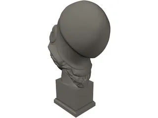Athena Head 3D Model preview