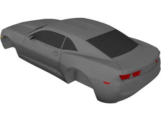 Chevrolet Camaro Body (2010) 3D Model preview