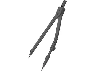 Drafting Compass 3D Model preview