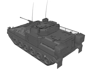 MCV-80 Warrior 3D Model preview
