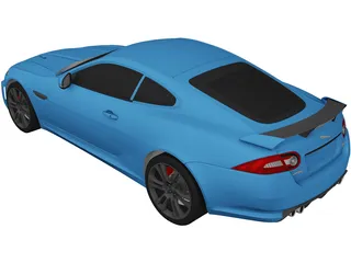 Jaguar XKR-S (2012) 3D Model preview