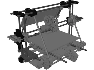 3D Printer 3D Model preview