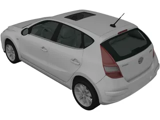 Hyundai i30 (2010) 3D Model preview