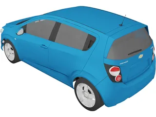 Chevrolet Aveo (2011) 3D Model preview