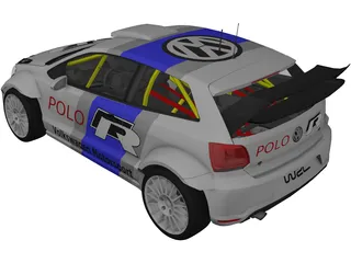 Volkswagen Polo WRC 3D Model preview