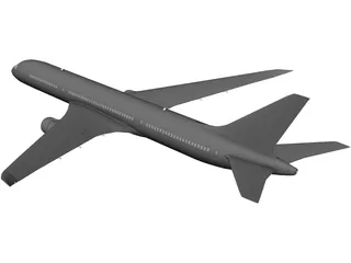 Boeing 767 3D Model preview