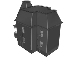 Psycho House 3D Model preview