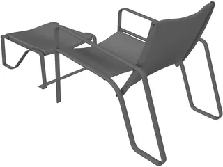 Dalio Chair 3D Model preview