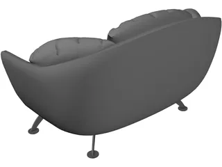 Sofa Alabama 3D Model preview