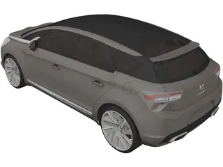 Citroen DS5 (2012) 3D Model preview