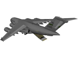 Boeing C-17 Globemaster III 3D Model preview