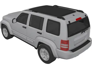 Jeep Cherokee Rubicon (2008) 3D Model preview