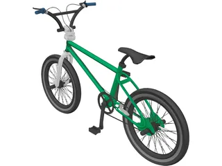 BMX Bike 3D Model preview