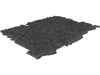 Paris City (France) 3D Model preview