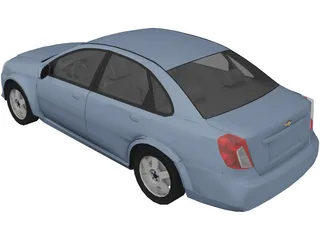 Chevrolet Lacetti 1.6 SX (2006) 3D Model preview