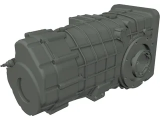 Gearbox Sadev BV SL90-20 4RM 3D Model preview