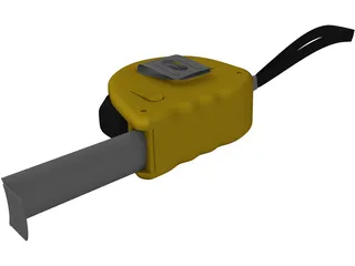 Ruler Measuring Tape 3D Model preview