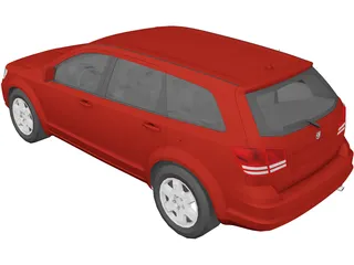 Dodge Journey (2008) 3D Model preview