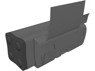 Canon Pixma iP1000 Printer 3D Model preview