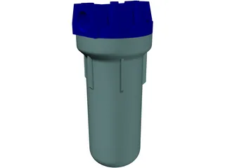 Water Filter 3D Model preview