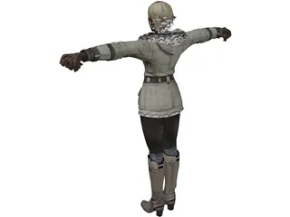 Sherry Birkin 3D Model preview