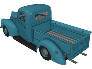 Ford Pickup (1940) 3D Model preview