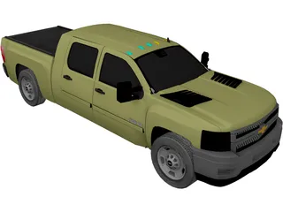 Chevrolet Silverado 3D Model preview