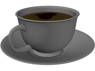 Coffee Cup 3D Model preview