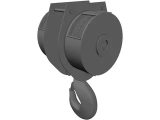 Crane Hook 15ton 3D Model preview