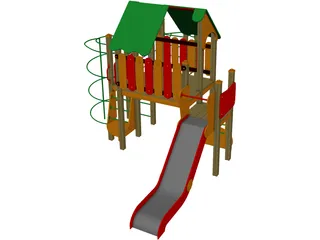 Playground Equipment 3D Model preview