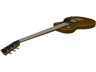 Gibson Les Paul Electric Guitar 3D Model preview
