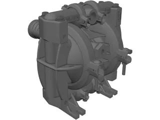 Wilden Pump 3D Model preview