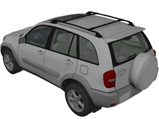 Toyota RAV4 5-door (2004) 3D Model preview