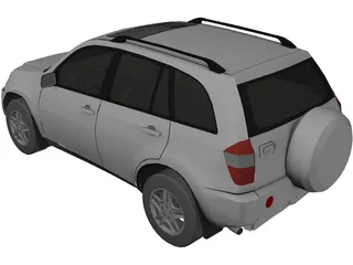 Chery Tiggo (2009) 3D Model preview