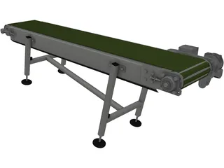 Conveyor Belt 3D Model preview