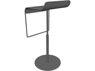 Modern Seat 3D Model preview