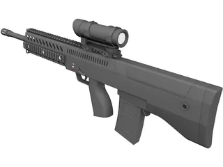 Remington Carabine 3D Model preview